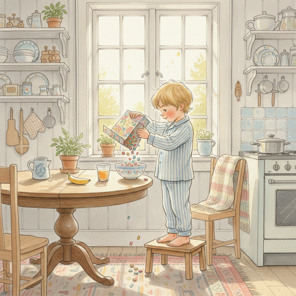 Teaching Kids to Make Their Own Breakfast