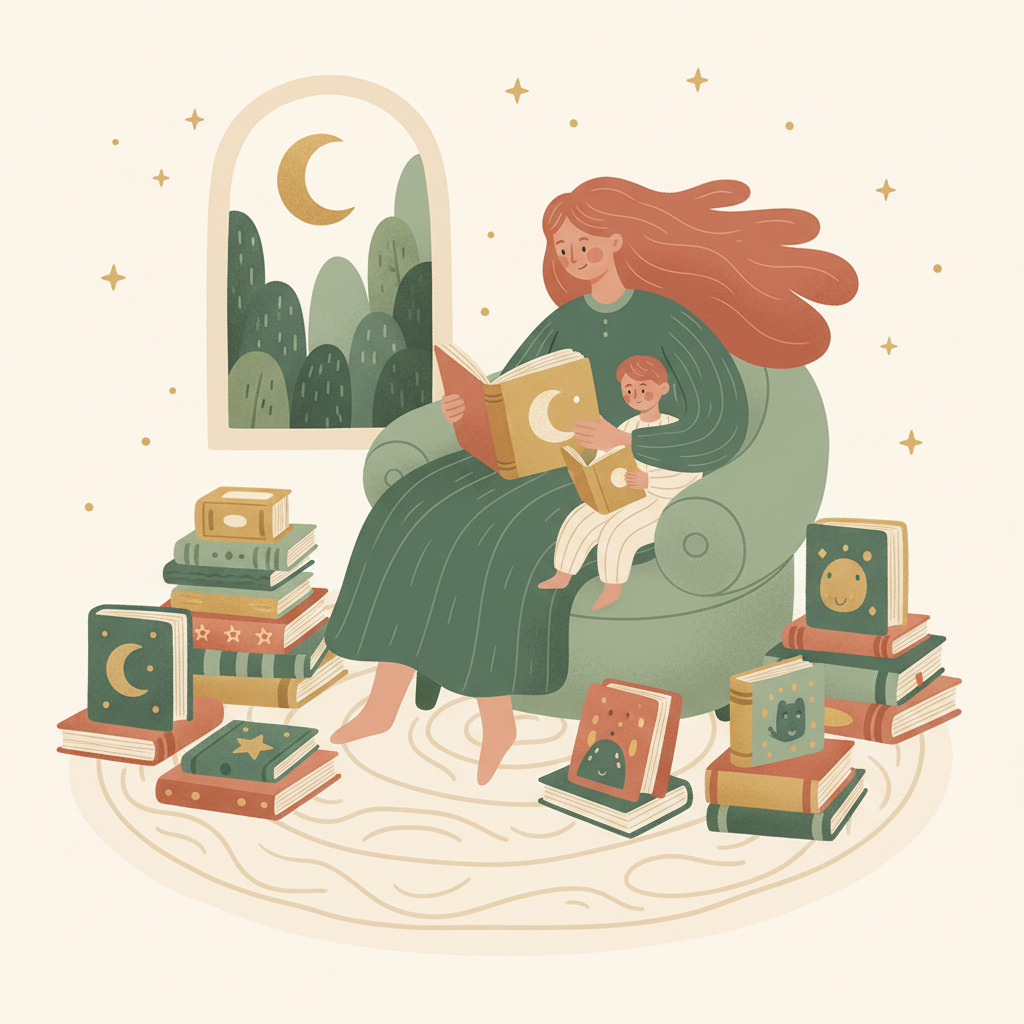 Mother and child reading together - building connection